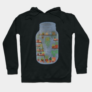 Mason Jar Houseplant Greenhouse Hoodie